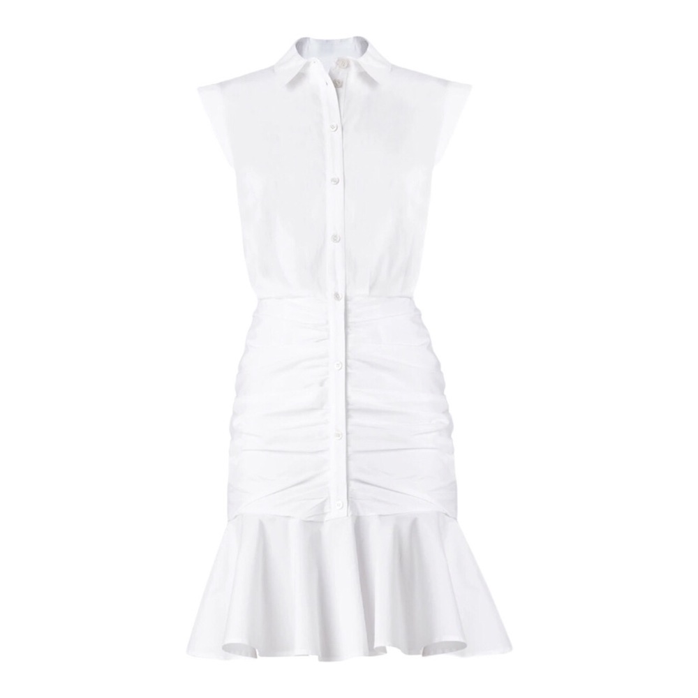 Veronica beard white sleeveless dress NWT